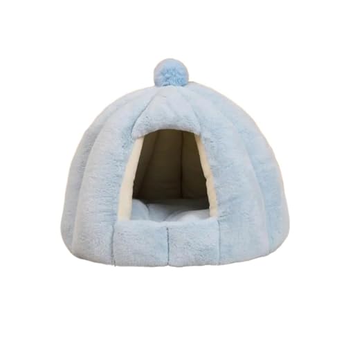 TMAOZW Winter Warme Haustier Hund Haus Katze Bett Matte Abnehmbare Geeignet for Katzen Oder Kleine Hunde(Blue,48cmX40cm) von TMAOZW