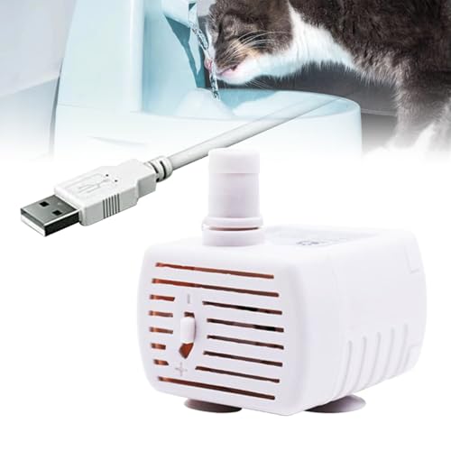 Mini Wasserpumpe,Katzenbrunnen Pumpe Wasserpumpe,USB Mini Wasserpumpe,Trinkbrunnen Pumpe für Katzen Hunde,Haustierwasserbrunnen Ersatzpumpe,Katzenbrunnen Pumpe Ersatz Wasserpumpe,2W von TMRBBesty