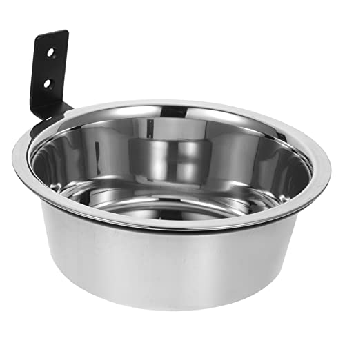 TOBBOMEY 1 Satz Erhöhter Hundenapf Futter- und Wassernäpfe für Hunde Haustier ständer für hundefutternapf hoch pet Water Bowl Dog Food Bowl Napf für große Hunde Katzennapf Rostfreier Stahl von TOBBOMEY