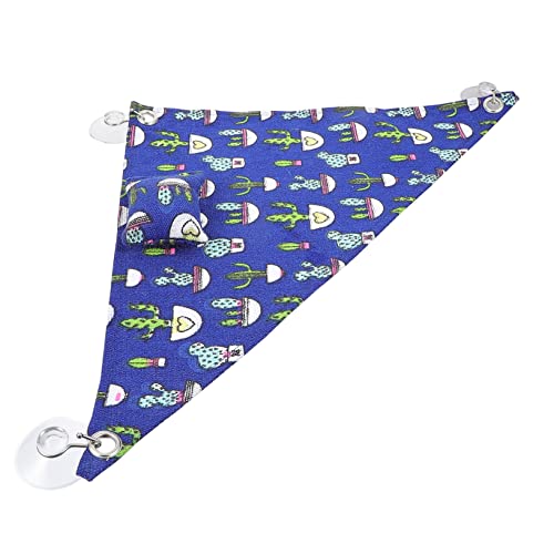 TOBBOMEY 1 Satz Hängematte Animal Toys Tier Kletterhängematte für Reptilien Echsenbett Futterspender Stall Gecko Hängende Hängematte hängender Lebensraum Segeltuch Blue von TOBBOMEY