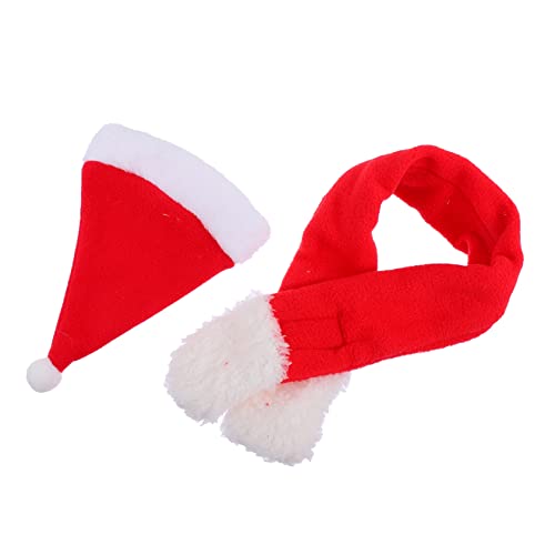 TOBBOMEY 1 Set Weihnachtsthema Haustier Dekoration Tuch Zubehör Pet Hat Haustierschal von TOBBOMEY