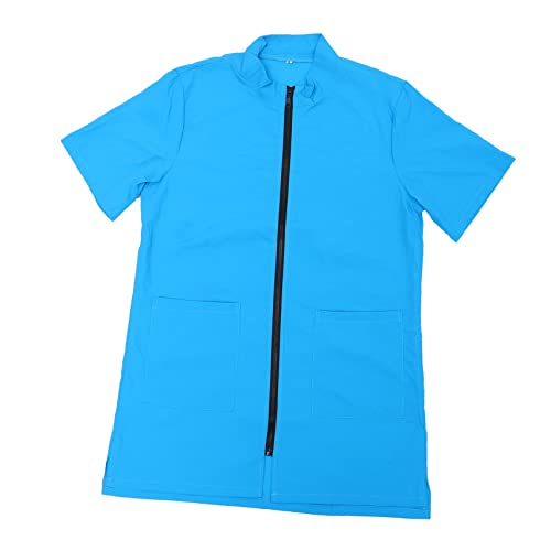 TOBBOMEY 1stk Tierfriseur Wasserdichter Kittel Hundepflegekittel Kosmetikerin Overalls Tierkosmetikerin Haustier Jacken Hundeboxen Für Kleine Hunde Kleidung Für Die Hundepflege Nylon Blue von TOBBOMEY