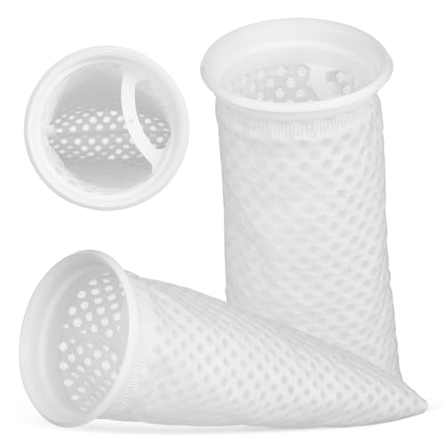 TOBBOMEY Aquarium Filter Zubehör 2 Pcs Filter Socke Tasche Sumpf Filter Socke Starke Baumwolle Langlebige Filtration von TOBBOMEY