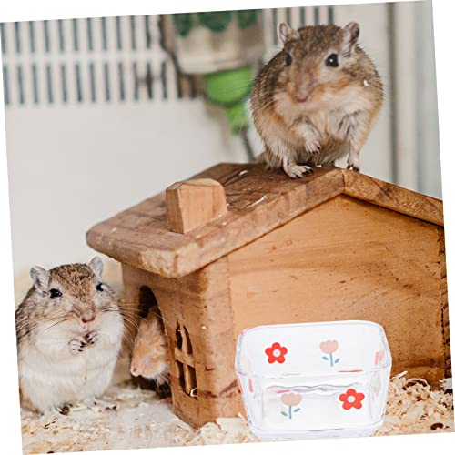 TOBBOMEY 2 Stück Kleintier Futter und Wassernapf aus Kippsicher mit Quadratischem Boden Geeignet für Hamster Meerschweinchen Rennmaus und Chinchilla Leicht zu Reinigen Ausreichend TOBBOMEY 2 Stück Kleintier Futter und Wassernapf aus Kippsicher mit Quadratischem Boden Geeignet für Hamster Meerschweinchen Rennmaus und Chinchilla Leicht zu Reinigen Ausreichend von TOBBOMEY
