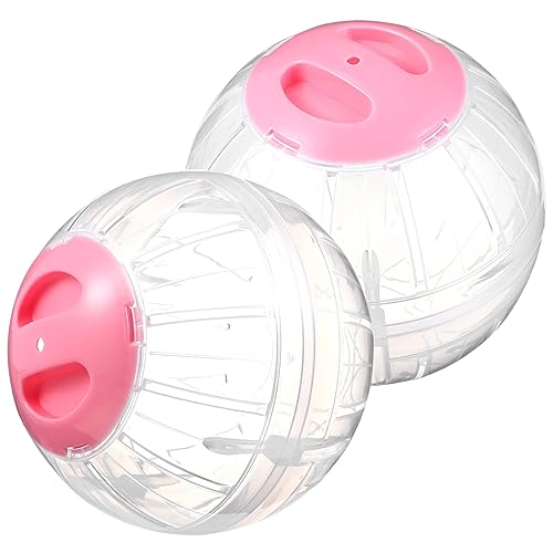 TOBBOMEY 2pcs Hamster Übungsbälle Käfig Hamster Spielzeug Langlebige Laufkugeln Haustier -trainingskugeln von TOBBOMEY