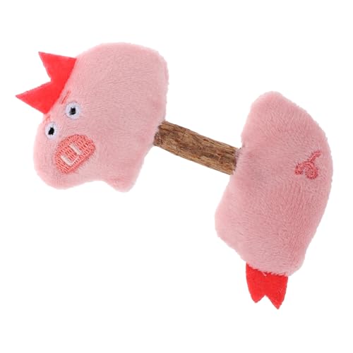 TOBBOMEY Cat Toy Cat Kragen Spielzeugzüchter Haustiere Für Katzen Figur Cat Interaction Toy Cat Stick Katze Plüsch Silbervine Für Niedliche Lustige Kätzchen Katzenstrumpfstrauder Polygonum von TOBBOMEY