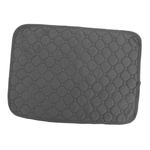 TOBBOMEY Hamster-PIPI-pad Wehe Heizdecke Für Haustiere Kaninchenbettmatte Kühlung Welpen-PIPI-Pads Waschbar PIPI-Pads Frettchen Pinkelpads Für Hunde Waschbar Pee Pads Waschbar Grey Stoff von TOBBOMEY