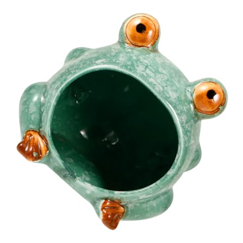 TOBBOMEY Ceramic Hamster House Froschform Kühlendes Versteck Für Hamster Und Kleintiere Sicheres Und Leicht Zu Reinigendes Keramik-Nest Für Besseren Schlaf TOBBOMEY Ceramic Hamster House Froschform Kühlendes Versteck Für Hamster Und Kleintiere Sicheres Und Leicht Zu Reinigendes Keramik-Nest Für Besseren Schlaf von TOBBOMEY