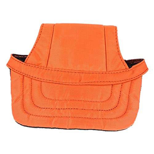 TOBBOMEY Haustier-Baseballmütze Baseballkappen für Hunde Propellermütze für Hunde Schirmmütze für Hunde Dog Raincoat Hunde Mantel Hut für Hund Baseballmütze für Haustiere Segeltuch Orange von TOBBOMEY