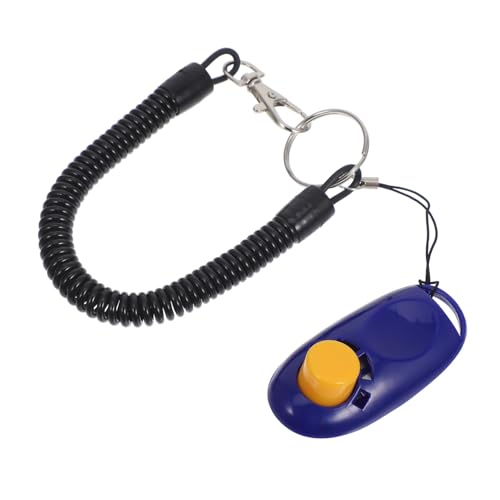 TOBBOMEY Haustier-Trainer-clicker Clicker-trainingsgerät Hundetrainer-clicker Clicker-Tool Für Das Hundetraining Klicker Trainieren Hundetraining-Sound-clicker Schaltflächenklicker Abs Blue von TOBBOMEY