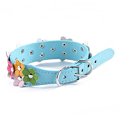 TOBBOMEY Haustierhalsband Haustier Hundehalsband Katzenhalsband Hundehalsband Verstellbare Kragen Verstellbares Haustierhalsband Blue von TOBBOMEY