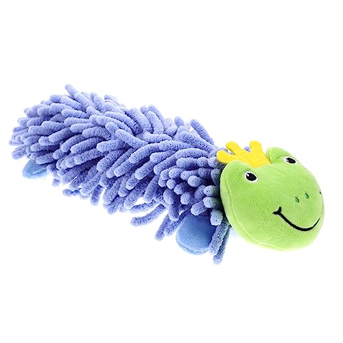 TOBBOMEY Hund quietscht federnd stachelig Seil Welpe quietschend Interactive Dog Toys interaktives Hund ziehen Hundespielzeug für mittelgroße Hunde Plüsch von TOBBOMEY