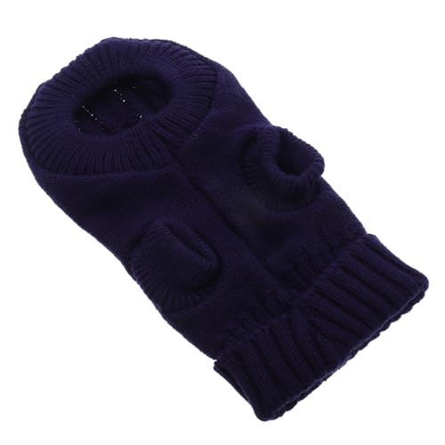 TOBBOMEY Hundepullover Mantelnadeln Rollkragenpullover Herzförmige Pullover Pelziger Schlüsselanhänger Kleine Nase Klassische Pullover Winterpullover Pullover Für Hunde Welpenpullover Garn von TOBBOMEY