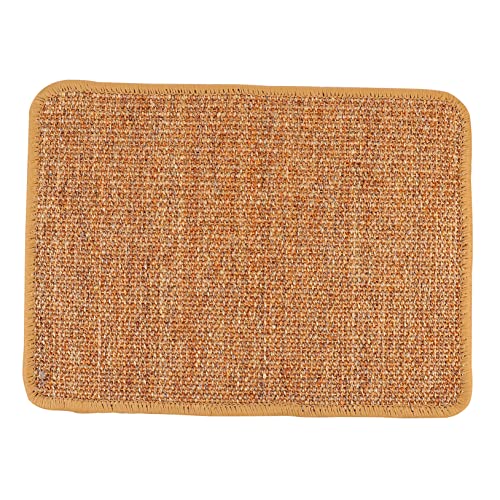 TOBBOMEY Katze Kratzmatte Coucheckenschutz Für Katzen Kätzchen Kratzmatte Katzen-kratzunterlage Kratzmatte Für Haustiere Katze Aus Wellpappe Couch Ecke Katzenkratzer Sofakissen Sisal Khaki von TOBBOMEY