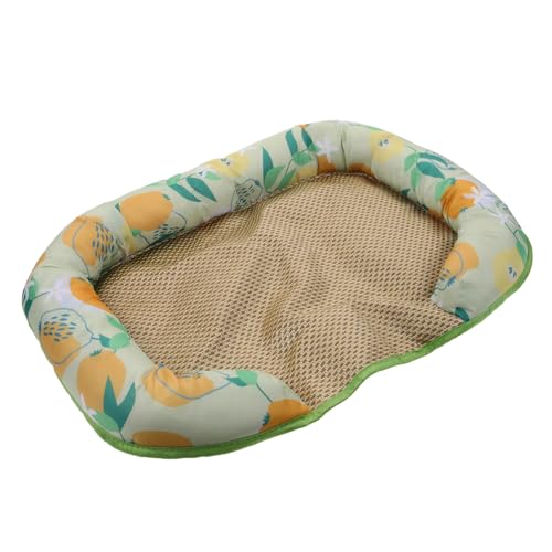 TOBBOMEY Katzenbettmatte Kühlmatte Für Haustiere Kühldecke Wurf Katzenbetten Halloween-katzenbett Windeln Sommerkatzen-wassermatte Katze Wärmekissen Katzenwasserbrunnen Cool Rattan-Matte von TOBBOMEY