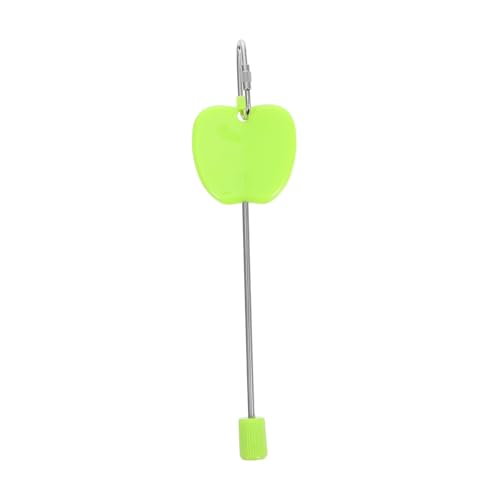 TOBBOMEY Papageienfruchtgabel Futterkorb Für Papageien Nymphensittich Leckereien Kuchentester Aus Edelstahl Papageienfutterspieß Papageien-fruchtspieß Obstkäfig Light Green Rostfreier Stahl von TOBBOMEY