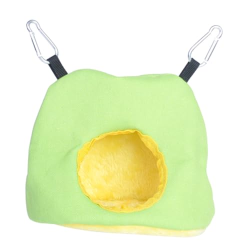 TOBBOMEY Papageiennest aus Baumwolle Mini Hühnerfutter Nymphensittich jaula Vögel tierkissen haustierbett pet Bed meerschweinchen käfig Vogelschlafbett Plüsch Hängematte Polyester von TOBBOMEY