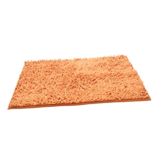 TOBBOMEY Ratten-PIPI-pad Waschbare Trainingsunterlage Für Haustiere Haustierkäfig Hundekäfig Käfige Fangen Hundeunterlage Haustier Tragbarer Hundezaun Gürtel Chenille Light Brown von TOBBOMEY