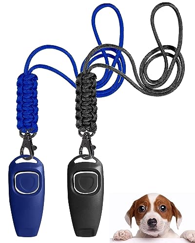 TODREMOU Hundepfeife Rütter Rückruf-Hundepfeifen Hochfrequenz Klicker Hundeklicker Set Clicker Hundetraining Clickertraining von TODREMOU