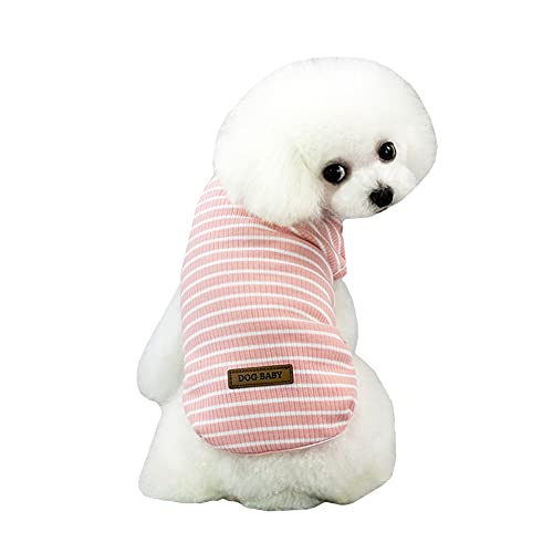 TOEFIT Hundemäntel für den Sommer, Hunde, Sommerweste, Kleidung für Hunde, Haustierkleidung, Hundemantel, niedliche Kleidung, Welpenkleidung, 20, rosa von TOEFIT