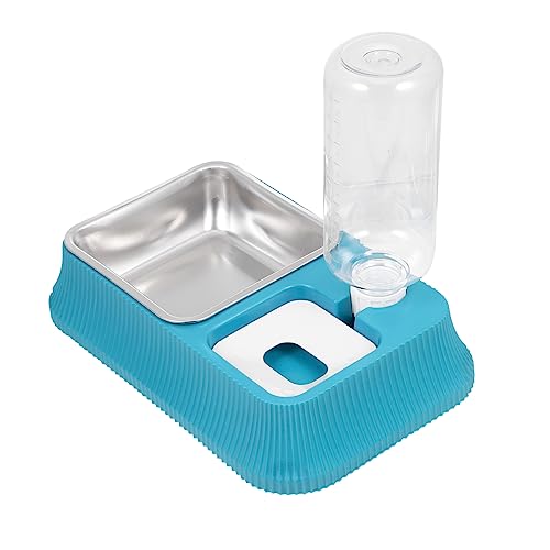 TOGEVAL Hundewassernapf Futternapf Pet Feeder Pet Supplies Katzennapf Personalisiert Dogbowl Katzenwasser Katzenbrunnen Hundenäpfe Katzenfutter Rutschfester Hundenapf Wassernapf Für Haustiere Plastik von TOGEVAL