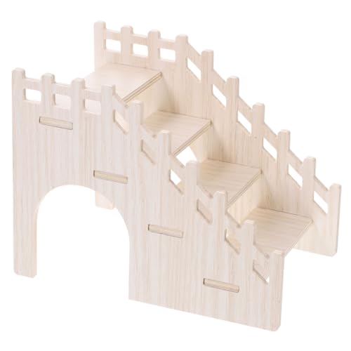 TOGEVAL Holzleiter Für Hamsterhaus – Kletterspielzeug Für Kleintiere Dekorative Leiter Für Meerschweinchen Und Chinchilla TOGEVAL Holzleiter Für Hamsterhaus – Kletterspielzeug Für Kleintiere Dekorative Leiter Für Meerschweinchen Und Chinchilla von TOGEVAL