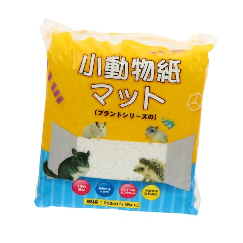 TOGEVAL 1 Packung Hamster Seidenpapier Hamsterkäfig füllen Rennmaus Bettwäsche Hamsterbettwäsche Kleintier Einstreu Hamster einstreu Papierchip für Haustiere Geruchsmatte entfernen Weiß von TOGEVAL