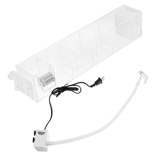 TOGEVAL Aquarium Filter Box Pumpe Wasser Reinigung Box Aquarium Fisch Tank Filter Langlebig Acryl Material Einfache Wartung von TOGEVAL