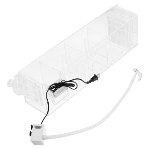 TOGEVAL 1 Set Aquarium-filterbox, Wasseraufbereitungsbox, Wasserfiltrationsbox Mit Wasserpumpe von TOGEVAL