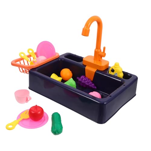 TOGEVAL 1 Set Papageien-badewanne, Automatische Vogelbadewanne Mit Wasserhahn, Multifunktionale Sittich-duschbox, Vogel-badezimmerspielzeug Für Kleine Und Mittelgroße Vögel, Dunkelblau von TOGEVAL