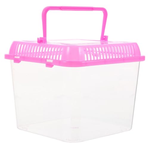 TOGEVAL 1Stk Haustierkiste glasbehälter Hamster käfig Futterbox Schildkrötenschildkrötenpanzer Schildkröten-Wohnbecken acrylbox Glasterrarium Schildkrötenhalter Schildkrötenbecken Plastik von TOGEVAL