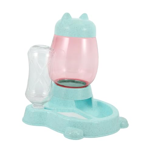 TOGEVAL 1Stk Katzenfutter pet Feeder Katzen wasserspender Automatischer Wassernapf für Katzen Wasserspender für Welpen Wasserspender für Haustiere Futterautomat für Welpen Plastik Blue von TOGEVAL