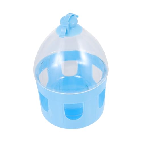 TOGEVAL 1Stk Taubenkessel tränkebecken wasserbecken Pigeon Trinkbrunnen Vogeltränke Kolibri-Futterhäuschen Wasserzufuhr wasserflasche einfaches Vogelhäuschen Taube Selbsttrinker PVC Blue von TOGEVAL