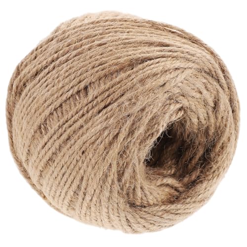 TOGEVAL 1Stk Vintage Schnur Garnband zum Basteln Gartenseil weiße Schnur Schnurseil Seil für Katze Katzen Spielzeug cat Toys dekoratives Seil multifunktionales DIY-Seil Sisal von TOGEVAL