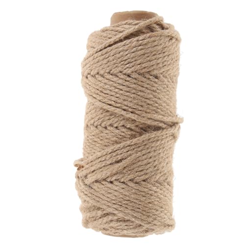 TOGEVAL 1Stk Vintage Schnur dekoratives Sisalseil Sackleinen DIY Katzenspielzeug Seil für Katzenkratzbaum Jute-Teppich bastelschnur Katzenkratzseil Katzenkrallenseil Katzenabriebseil von TOGEVAL