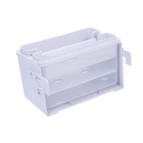 TOGEVAL 1stk Filterkasten Filter-Aquarium Filter Für Schildkrötenbecken Aquariumzubehör Luftpumpe Für Aquarien Zubehör Für Reptilien Schildkrötenpanzer Weiß Tropfbox Niedergang Plastik von TOGEVAL