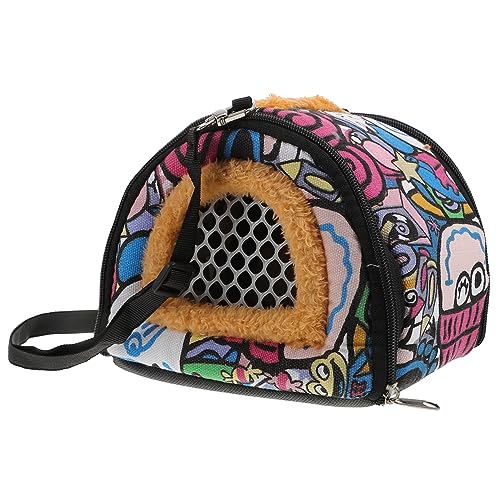 TOGEVAL 1stk Haustier-ausflugstasche Atmungsaktive Tiertasche Chinchilla-Tasche Hamster-kuscheltiere Outdoor-meerschweinchenbeutel Hamsternest Tragetasche Für Kaninchen Tragbar Segeltuch von TOGEVAL