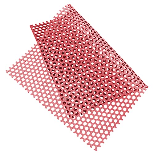 TOGEVAL 1stk Hundebox Pad Fußpolster Für Haustiere Hundekäfig-pad Tierkäfig Hasenkäfigmatte Käfig Für Kaninchen Hamster-ratten-Matte Kaninchenkäfigmatte Bettnestmatten PVC-Material Rot von TOGEVAL