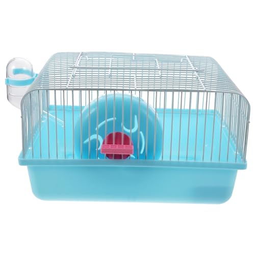 TOGEVAL 2 Sätze Hamsterkäfig Hamsterversteck Käfig Für Meerschweinchen Reisetasche Für Haustiere Tragetasche Für Hamster Meerschweinchenhaus Hamster Kleine Hütte Haustierkäfig Plastik Blue von TOGEVAL