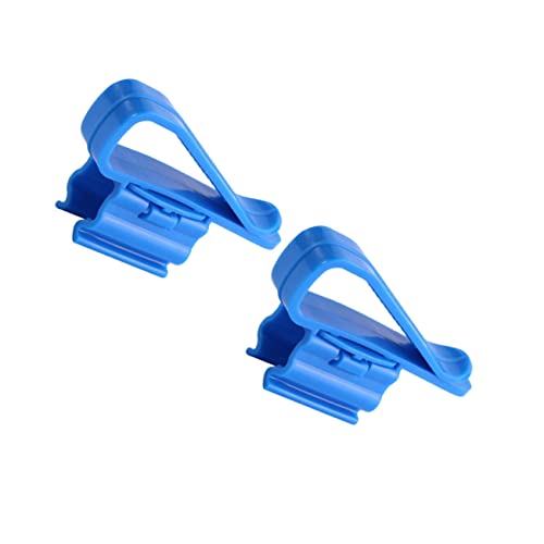 TOGEVAL 2St Aquarienfilter-Schlauchklemme Schlauchhalterclip Filterschlauchhalter für Aquarien Halter für Wassereimer Aquarieneimer Aquarienfilter Schlauchschelle Clip für Wasserrohre Blue von TOGEVAL