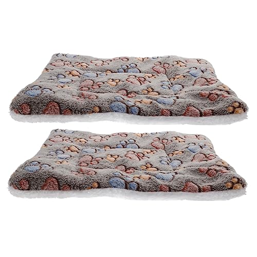 TOGEVAL 2St Haustier-Decke Isomatte Bodenmatratze Outdoor-Hundematte Hundebetten für mittelgroße Hunde haustierbett pet Bed petbett Herbst-Winter-Haustiermatte Flauschige hundedecke Stoff von TOGEVAL