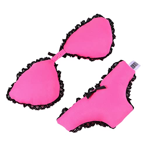 TOGEVAL 2St Haustier-Hund-Bikini-Spielzeug kleines Hundespielzeug Sound-Spielzeug für Haustiere pet Mate Dog chew Toy Klangspielzeug Bissfestes Spielzeug für Hunde Oberfläche Polyester von TOGEVAL