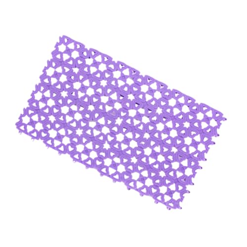 TOGEVAL 3St Haustierkäfigmatte pet Supplies haustierbedarf Rutschhemmende Pads türvorleger Door mat Dog mat Hasenkäfigmatte Heimtierbedarf Badablaufpad rutschfeste hundekäfigmatte Violett von TOGEVAL