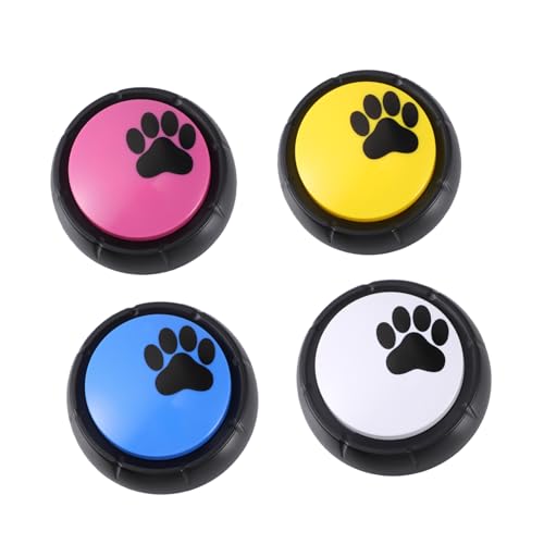 TOGEVAL Indoor/Outdoor Haustier Spielzeug 4pcs Hund Spielzeug Training Taste Abs Haustiere Spielzeug von TOGEVAL