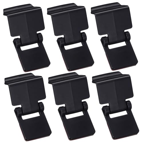 TOGEVAL 6st Zylinders Chloss 10 Gallonen Schildkröten-terrariumschloss Clips Für Aquariumdeckel Käfigtürscharnierverriegelung Fischdeckelklammern Aquarium Fischbecken Halter Black Plastik von TOGEVAL