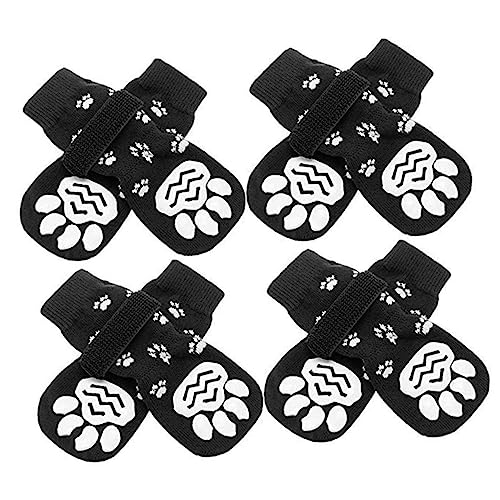 TOGEVAL 8St Hundesocken pet Supplies hundepflege hundeschuh Hundepfoten-Pflege austauschbare Haustiersocken Hundezubehör Tragbare Katzensocken Atmungsaktive Welpensocken Reine Baumwolle von TOGEVAL