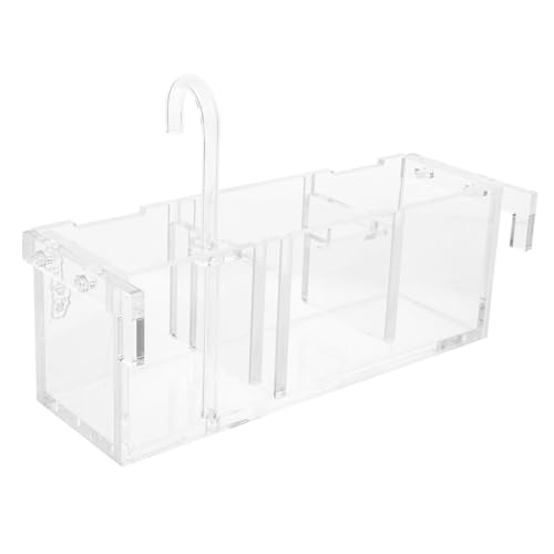 TOGEVAL Aquarium Filtrationsbox Und Reinigungsbox Für Effektive Wasserpflege Tropfbox Mit Filterfunktion Ideal Für Aquarien Und Teichanwendungen Einfache Handhabung Und Reinigung von TOGEVAL