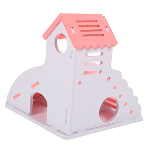 TOGEVAL Kreative Hamster Hideout Leiter PVC Sicher Material Guinea Pig Spielhaus Komfortable Nest Dekorative von TOGEVAL