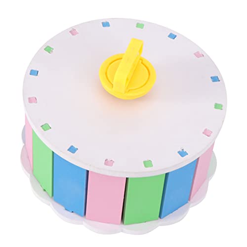 TOGEVAL Hamster leise Laufrad Haustierrad Spielzeug Hamster Laufball Spielzeug Hamster Spielzeug hamsterspielzeug Laufendes Spielzeug für Haustiere Laufrad für Haustiere Die Tafel Colorful von TOGEVAL