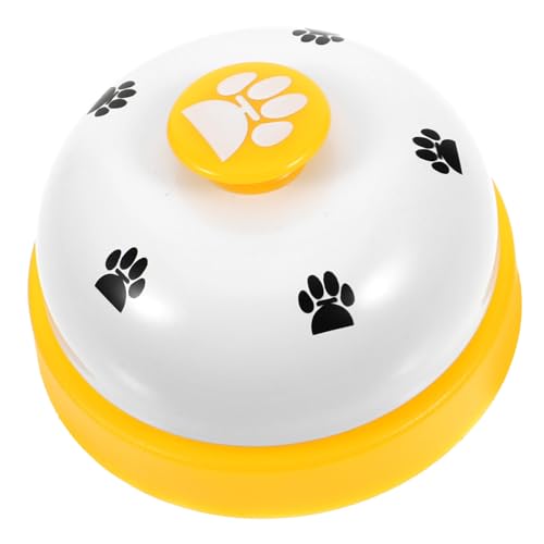 TOGEVAL Haustier Glocke Katzentrainingsglocke Hundeglocke Für Das Töpfchentraining Glocke Für Hundefutter Pet-Presse-Glocken Hund Töpfchen Glocke Spielzeug Hund Türklingel Plastik von TOGEVAL